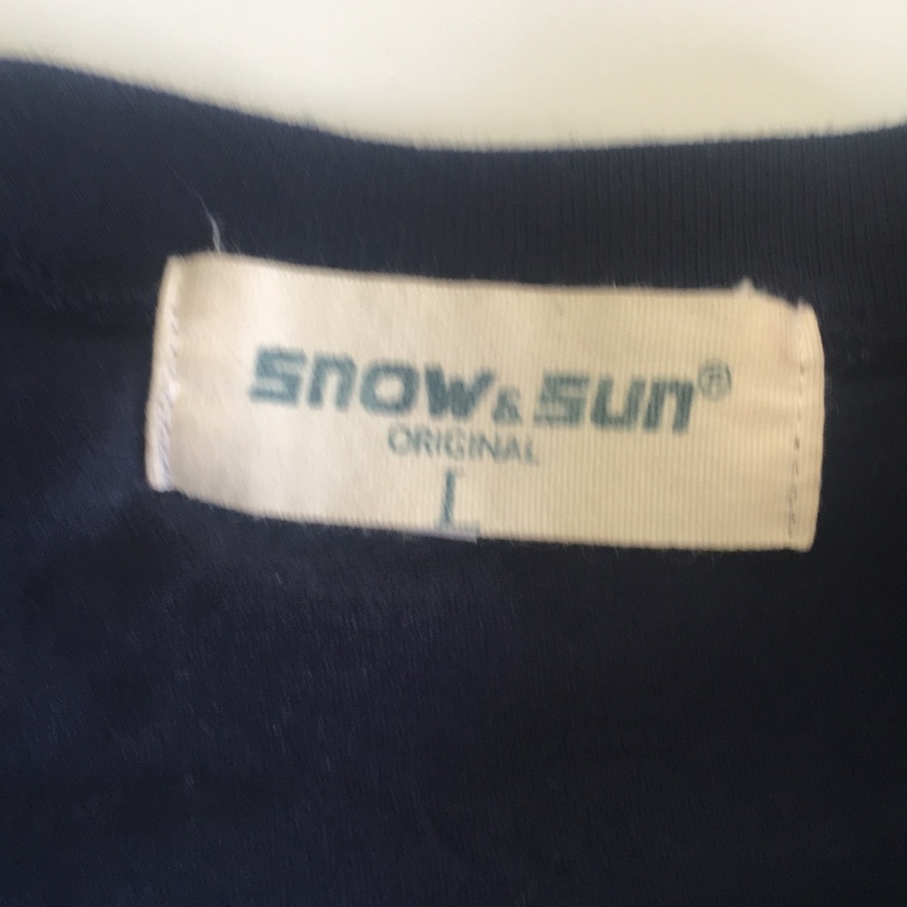 Navy Blue Graphic Tee - Picture 3 of 4